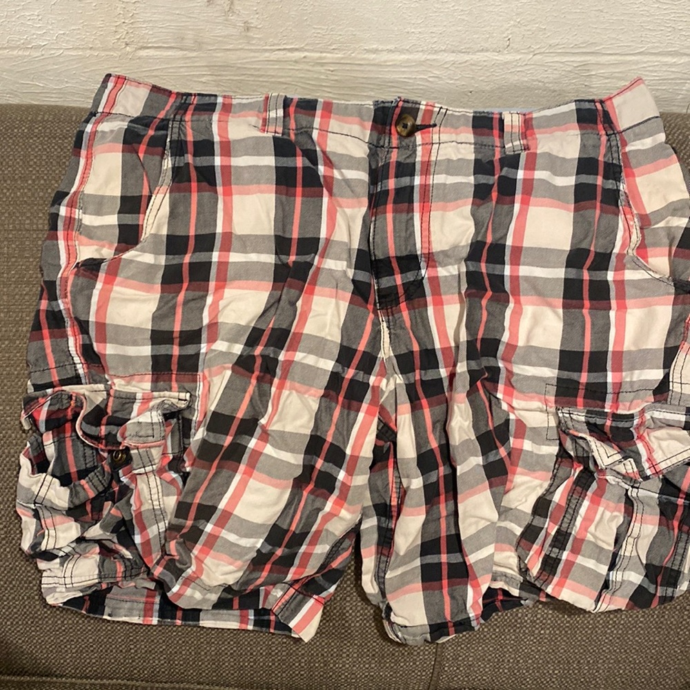 Mossimo plaid cargo shorts